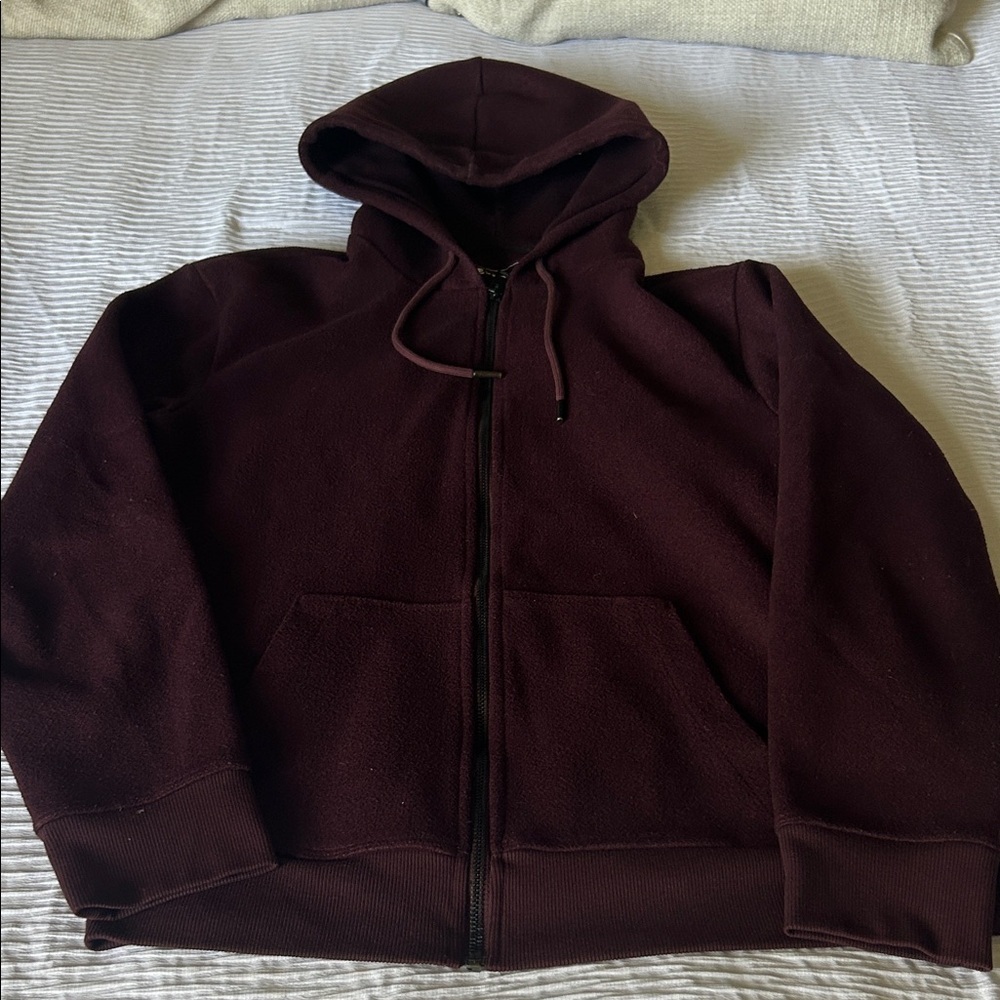 Express burgundy Hoodie